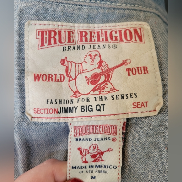 True Religion Men's Denim Jimmy Big QT Jacket - Picture 9 of 12